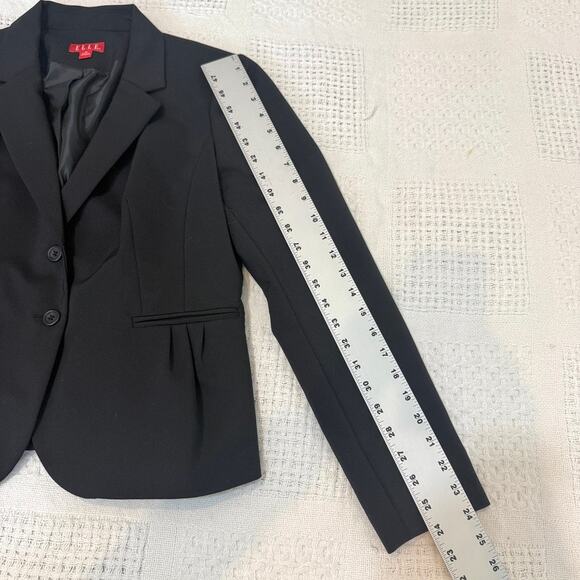 Elle 12 2 button front fitted blazer jacket suit separate C 2654 - Picture 6 of 11